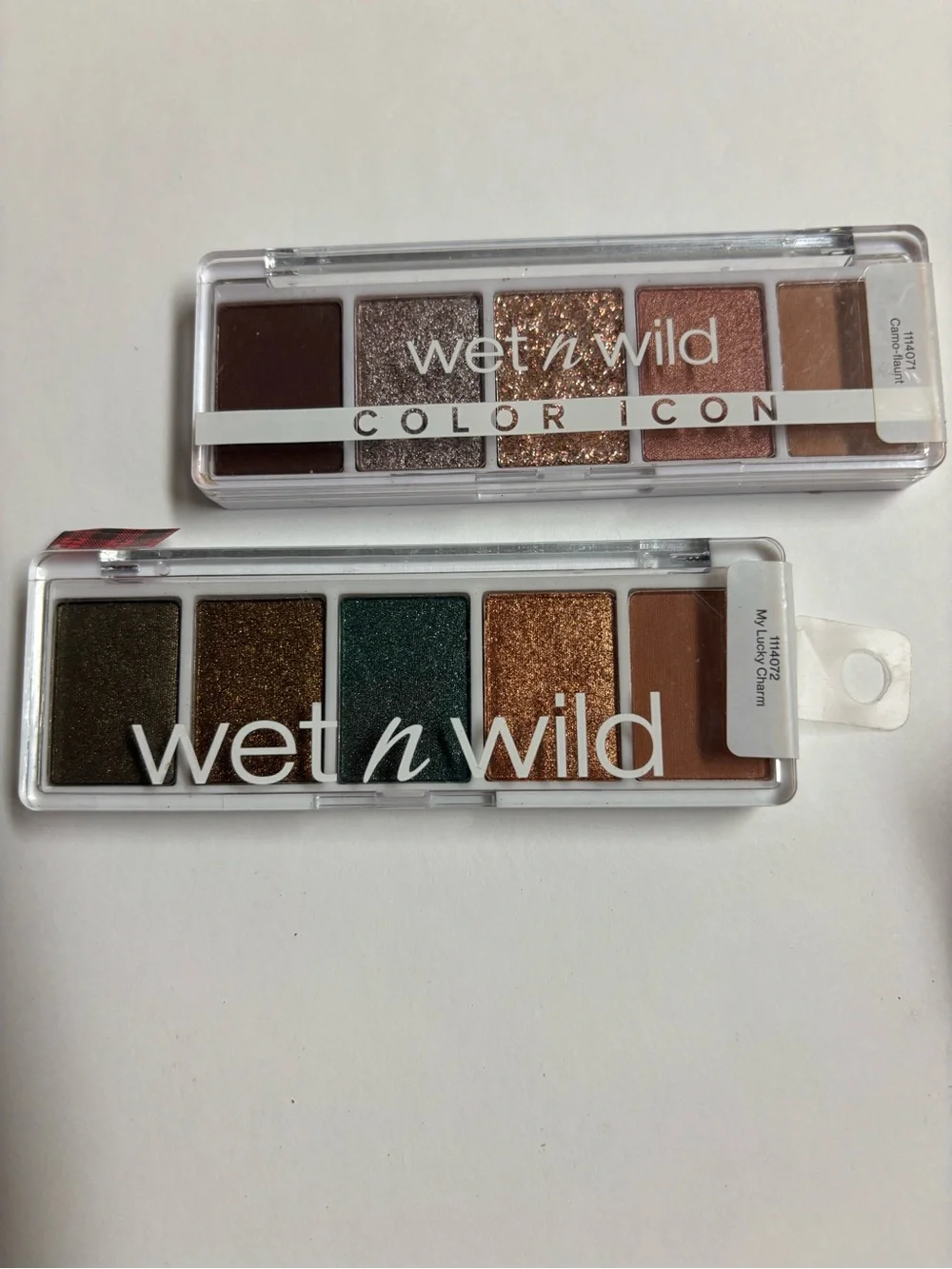 wet n wild Dual Palette Set — Green, Gold, Copper & Rose Tones